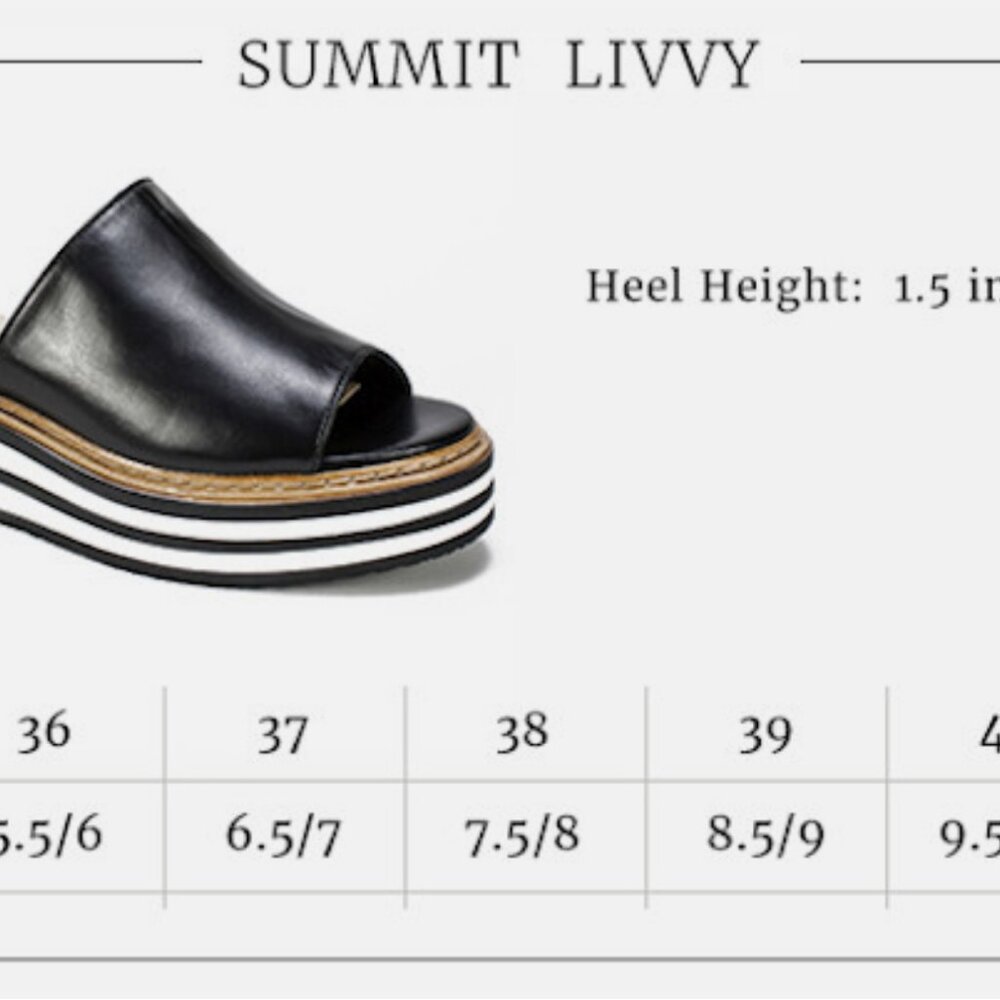 NWOB Summit by White Mountain Livvy Platform Slide Sandal - Picture 6 of 7